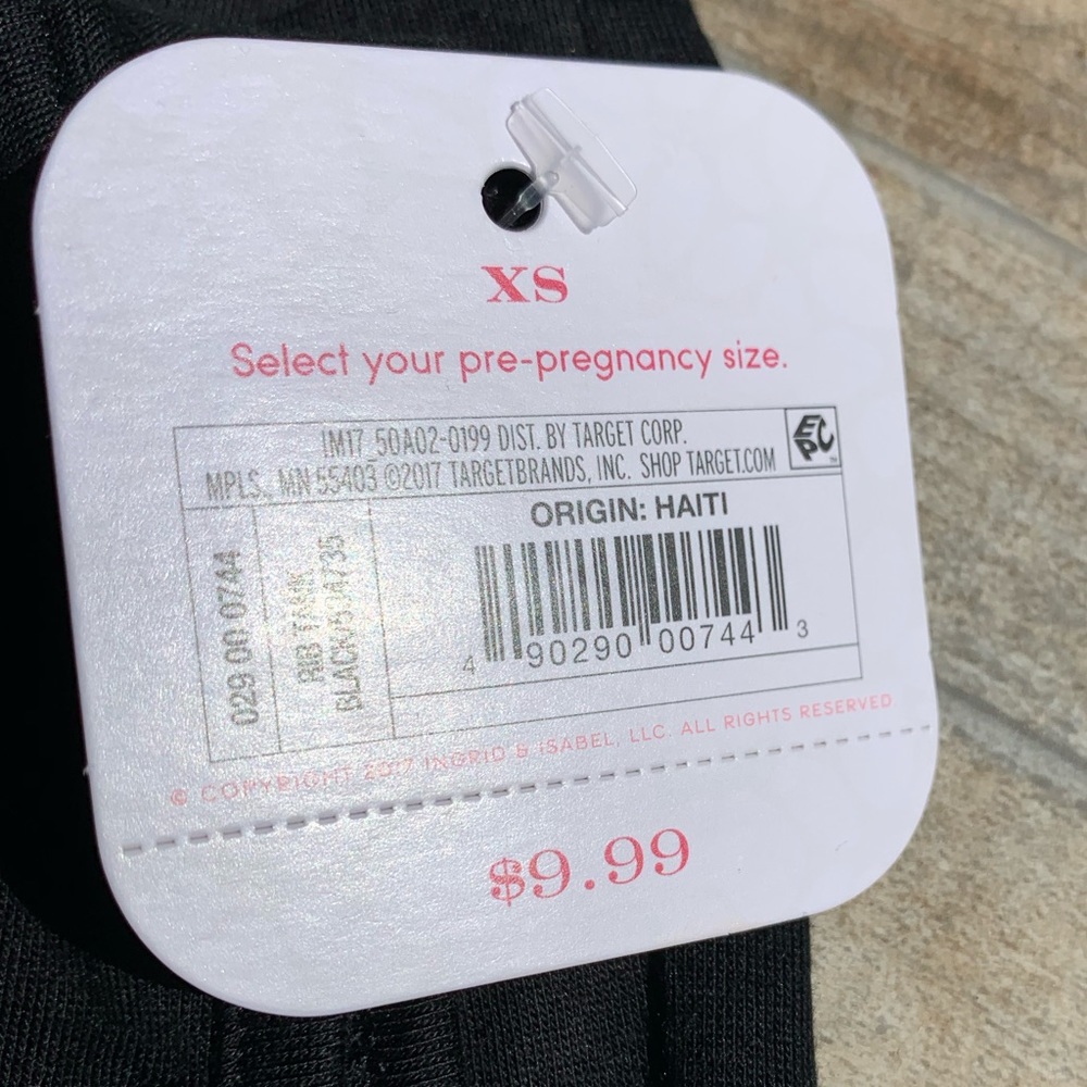 MATERNITY BUNDLE XS & SMALL BASICS IN BLACK INCLUDING PANTS, TANK & BELLY BAND - Picture 8 of 8